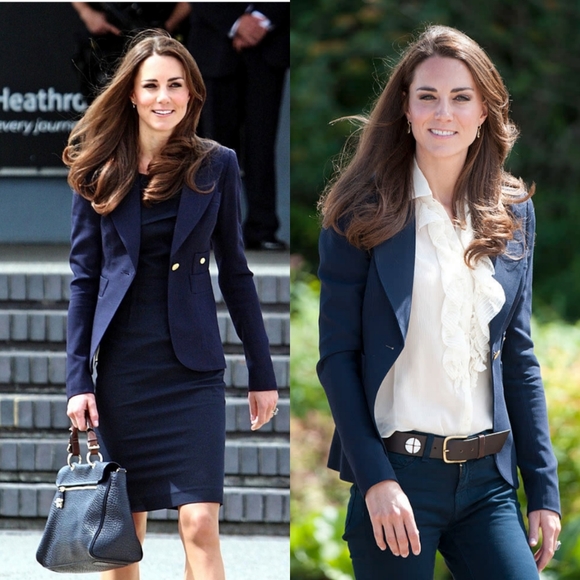 Smythe Jackets & Blazers - Smythe Navy Kate Middleton Duchess Blazer Wool Jacket. Size 4